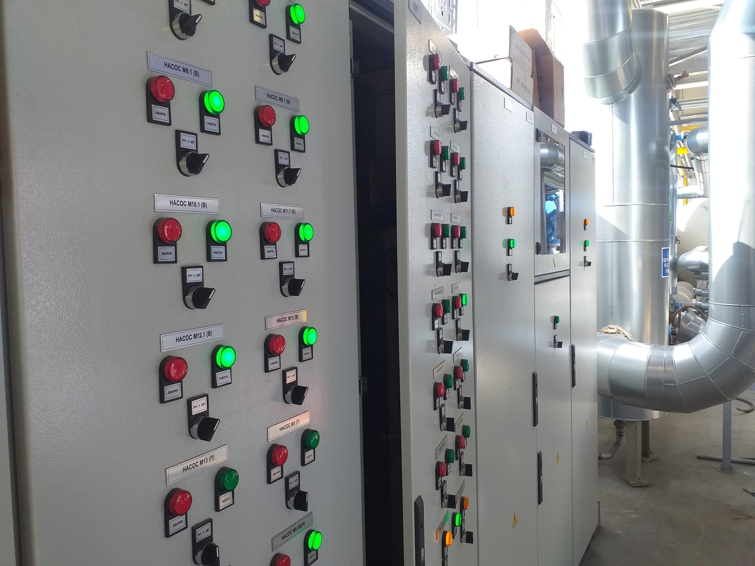 Паро-водогрейная газовая котельная фармацевтического производства «Солофарм», система автоматизации, Санкт-Петербург