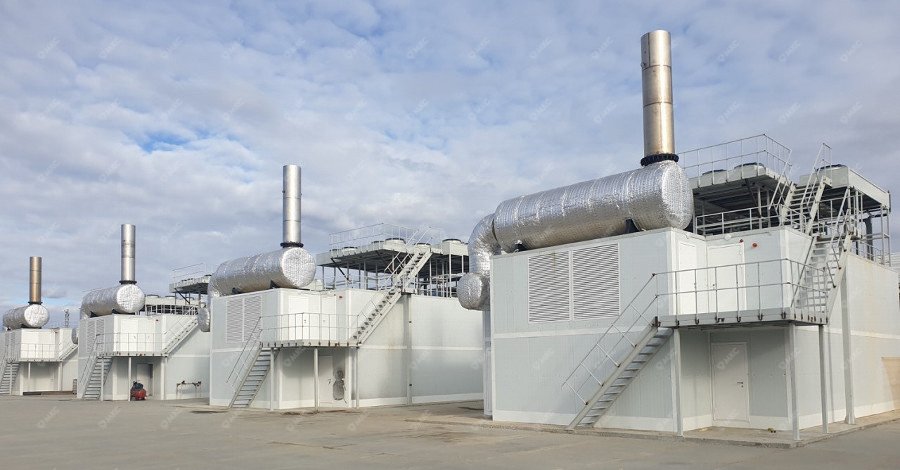 Газопоршневая электростанция на 4 установки с устройством наружных и внутренних инженерных сетей. Мониторинг ГПУ и ДГУ